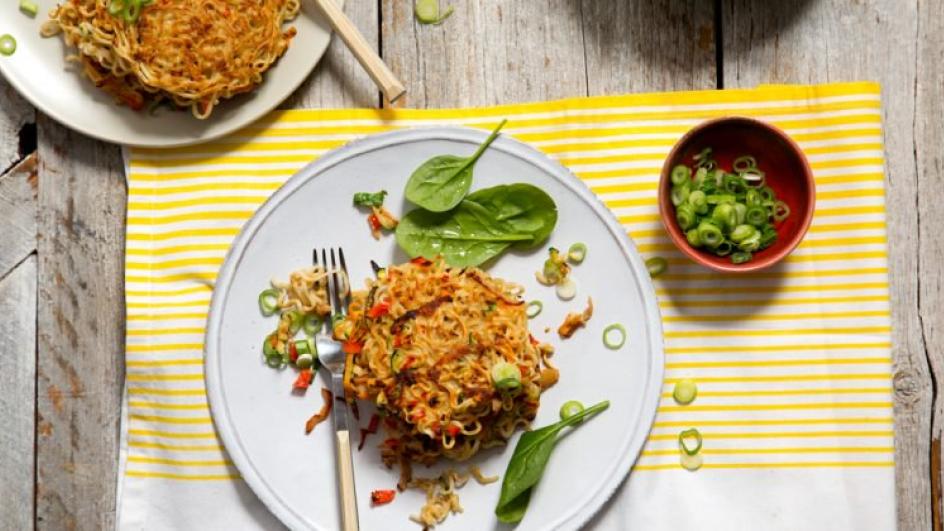 Savoury Noodle Fritters