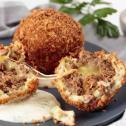 MAGGI’s Mince, Cheese & Mash Deep Fried Bombs with MAGGI Salad Dressing Emulsion