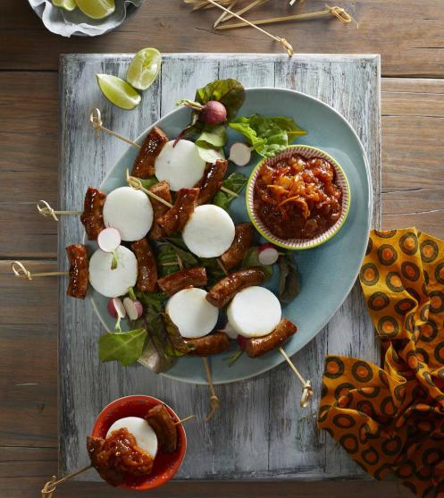 Pap and Wors Kebabs