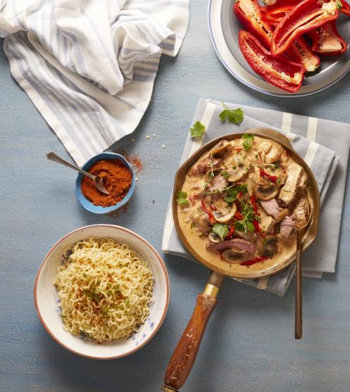 Beef and Mushroom Stroganoff