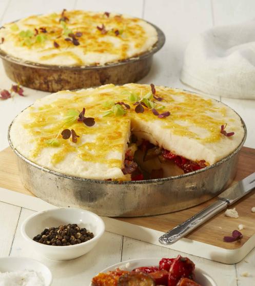 Pap & Roasted Vegetable Tart