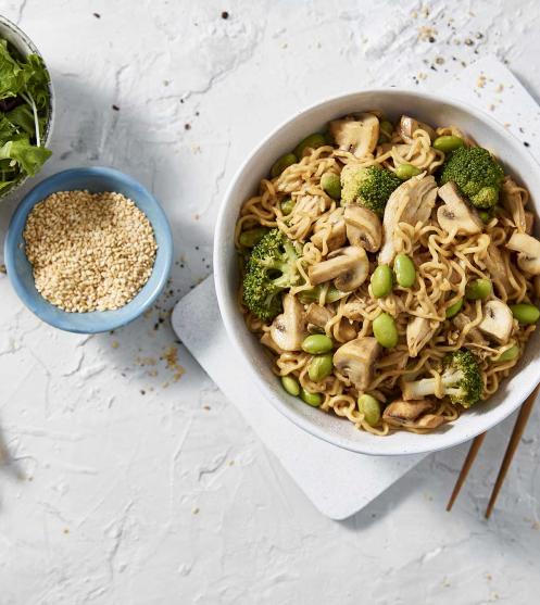 Spicy Chicken Sesame Noodles