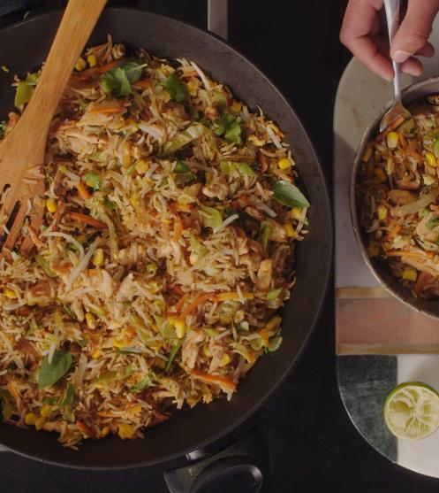 One Pot Chicken & Veg Stir Fried Rice
