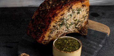 Pork roast with Tuscan herb gremolata