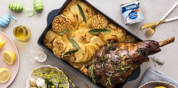 Easter Roast Lamb with Potatoes