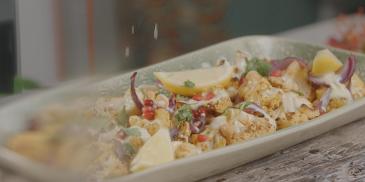 Indian-inspired Cauliflower Vegan Bake Tray