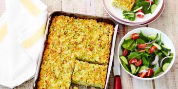 Noodle & Zucchini Slice